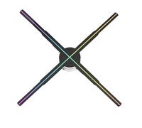Hologram Fan, P56 Naked Eye 3D HD Fan Holographic Projector 3D Holographic Projector Remote Advertising Display Support Picture Video,for Businesses, Parties, Etc