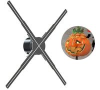 Hologram Fan Projector Advertising Display Video Intelligence WiFi 19.17“ Holographic Display LED with Remote and Bluetooth Massive Material Library