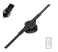Hologram Fan Projector Holographic Video Display 42cm Circular Display 244 Full-Color LED Higher Brightness Real Picture Quality 2 Fan Blad for Business Stores