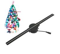 Hologram LED Fan Projector,Hologram Fan Projector - 16.5 Inch Color Holographic Fans, 244 LED Lights, Christmas Projector, Holographic Tree Display