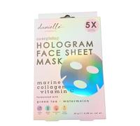 Hologram Sheet Face Mask Marine Collagen Vitam C - 5 Pack Danielle Creation