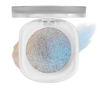 Holographic Chameleon Eyeshadow, Cream to Powder Duochrome Highlighter, Blue Purple Color Shift, Long Lasting Iridescent Face & Eye Makeup, Smooth Blendable Metallic Finish (#04)