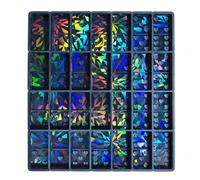 Holographic Chocolate Molds Silicone Chocolates Bar Deep Easy Release Thick Mold Love Heart Pattern Chocolate Candy Molds Easy Release Deep Thick Mold for Reusable DIY Baking Wax Melts (Black)