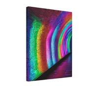 Holographic Dreams -Print Frameless Canvas Wall Art, Vertical 16X20 in, Odourless, Nursery Safe.