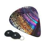 Holographic Dreams Printed Guitar Picks 6 Pcs Guitar Plectrum Acoustic Electric Guitar Pick for Bass Electric Acoustic Guitars Ukulele Thin Medium Thick Set 0.96mm