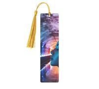 Holographic Dreams Printed Metal Bookmarks S - Gold Lightweight Aluminium Book Marker for Books, Journals & Gifts, Ideal Book Lovers, Holiday Decor & Crafts