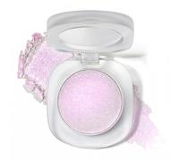 Holographic Duochrome Highlighter & Eyeshadow - Cream to Powder Iridescent Colour Shift Makeup - Smooth Long Lasting Multidimensional Pink Sparkle Illuminator for Face & Eyes