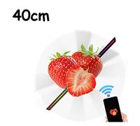 Holographic Fan, 15.74" 3D Holographic Display Air Fan Video Projector 3d Display Advertising Logo Light Advertising Holographic Display HD,for Businesses, Stores, Parties, Bars and More(T40 highligh