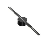 Holographic Fan, 16.3“ 3D Hologram Fan Advertising Display Projector 224 LED Beads Easily Control Floating Art Decorative For Chrismas Halloween Streets Malls P42-High Brightness,for Businesses, Stor