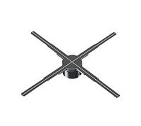 Holographic Fan, 19.7“ 3D Fan-shaped Holographic Projector Chrismas Advertising Display Hologram Fan Advertising Imaging Light 3D Display WiFi Remote Projector For Chrismas Halloween Exhibition P50,f