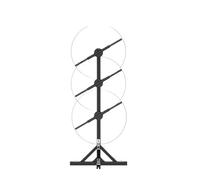 Holographic Fan, 3/4pcs 45cm 17.7in 3D Fan With Bracket Projector Led Advertising Display Light Holographic Lamp Support Splicing Video Projector(45cm 3pcs set)