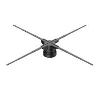 Holographic Fan, 31.5in 3D HD Hologram Fan Projector Wifi 80cm LED Sign Holographic Player Support Image Video Shop Bar Party Advertising Display Video Projector(D80-928LED)