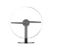 Holographic Fan, 3D Fan Hologram Projector 32cm 2 Fan Blade Wall-mounted Wifi Led Signs Lamp 224 LED Fan Holographic Advertising Machine Video Projector