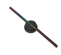 Holographic Fan, 3D Hologram Fan 3D Advertising Projector Wifi Led Sign Holographic Lamp Remote Advertising Display Support Images And Video,for Businesses, Stores, Parties, Bars and More(T40 Standar