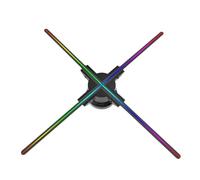 Holographic Fan, 3D Holographic Projector Fan LED Player Light WiFi Control Signage Display Advertising Machine,for Halloween, Corporate Store