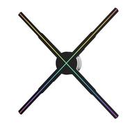 Holographic Fan, 56cm Naked Eye 3D HD Fan Holographic Projector 678LED Lamp Beads Projection Advertising Machine,for Halloween, Corporate Store