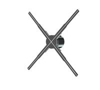 Holographic Fan, 62/56/50/42CM 3D Advertising Projector Wifi Sign Holographic Lamp Player Remote Advertise Light Hologram Projector Logo Light Video Projector(P50)