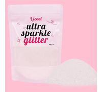 Holographic Fine Glitter, 100g/3.5oz Extra Fine Glitters Powder Packs for Resin, Craft Glitter for Tumblers Candle Slime Making, Festival Body Face Eyeshadow Nail Glitter (Mix White)