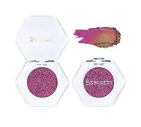 Holographic Glitter Eyeshadows Highly Colored Eye Shadow Multichrome Eyeshadows Makeup Cosmetics Eye Shadow Plate Multi-Dimensional Eye Makeup Eyeshadow for Women Girls