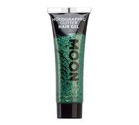 Holographic Glitter Hair Gel by Moon Glitter - 20ml - Green