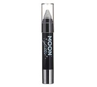 Holographic Glitter Paint Stick / Body Crayon makeup for the Face & Body by Moon Glitter - 3.5g - Silver