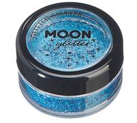 Holographic Glitter Shakers by Moon Glitter - Blue - Cosmetic Festival Makeup Glitter for Face, Body, Nails, Hair, Lips - 5g