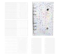 Holographic Lock Sticker Collection Folder | Sticker Collection Book for Photos Cards Study Notes Girls Students Teenagers Travel School