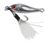 Holographic Metal Spoon Jig 15g Silver for bass Lure Holographic | 10g weight, for versatile depth control, secure hooking system, robust construction, ideal for river fishing