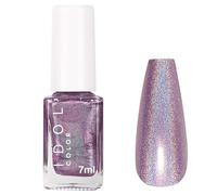 Holographic Nail Polish - Magic Rainbow Silver Effect Nail - Laser Nail Art Polish - Air Dry No Need UV DIY Nail Art Glitter Super Shine Nail Polish Gifts for Women Girls