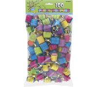 Holographic Party Poppers I Birthday I Wedding I Baby Shower I Engagement (100 x multicolor)