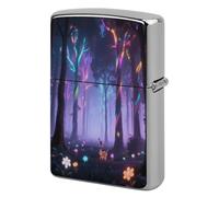 Holographic Projection Forest Lighter Case Cover Metal Lighter Case