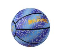 Holographic Reflective Basketball - Glow in Dark Ball, Pu Street Ball | Reflective Bright Light Basketball with Ball Bag and Pump, Night Game Sports Ball for Adults or Kids Outdoor Side