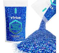 Holographic Sapphire Blue Glitter Paint Additive 100g | Sparkle Glitter Paint for Walls Interior Exterior, v1rtus