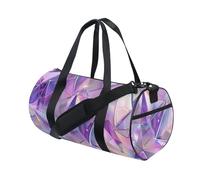 Holographic Shine Lavender Travel Duffel Bags Overnight Carry On Tote and Luggage Business Trips Multifunctional