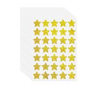 Holographic Star Stickers 25mm Glitter Gold Sticker Vinyl Waterproof Self-Adhesive Decals for Classroom Rewards DIY 350PCS