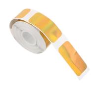 Holographic Thermal Paper Sticker 14x30mm for Portable Label Printing | Golden Finish, Smudge Free Output, Continuous Use, for Address Rolls and Data Cables in Busy Offices