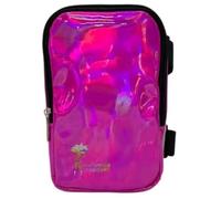 Holographic Thigh Bag | Leg Harness for Women | Outdoor Waist Pouch | Carnival Hiking Travel Fanny Pack with Adjustable Straps | Pink