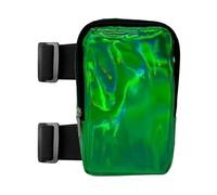 Holographic Thigh Bag - Ultra-Flexible Design Adjustable Strap Thigh Harness Leg Bag | Comfortable Fit Various Metal-Like Colors Leg Pouch for Outdoor, Music Festival, Carnival, Hiking
