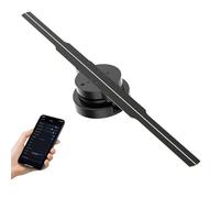 Holographic Video Advertising Projector Display WiFi Advertising 224 LED Beads, General Brightness, 16.54 In Circular Display 2 Fan Blade Hologram