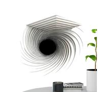 Holographic Wall Panel, Modern Visual Artwork Display, Decal with Removable, Crystal Vinyl Illusion Sticker, Room Accent with Minimalists, Interior Decoration for Living Area