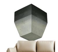 Holographic Wall Panel, Modern Visual Artwork Display, Decal with Removable, Crystal Vinyl Illusion Sticker, Room Accent with Minimalists, Interior Decoration for Living Area