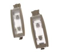 holohol Dome Ceiling Roof Lamp For SEAT For Alhambra 2011-2016 For Leon 2013-2017 1KD947109A 2Pcs Dome Lamp Reading Light Interior MakeUp Lights Beige Car Roof