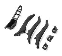 holohol Interior Door Panel Handle Car Inner Trim Door Pull Handle Cover Interior Replace for 5 Series F10 2011-2016(Assembly Black)