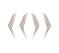 holohol Interior Door Panel Handle Front Rear Interior Door Pull Handle Armrest Cover Panel Trim for VW for Golf 6 GTI MK6 2009-2013(1set Silver)