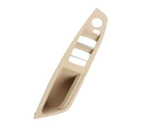 holohol Interior Door Panel Handle LHD RHD Interior Door Pull Handle Armrest Panel Trim Without Mirror Folding Button for F10 F11 5 Series(Lhd Beige)