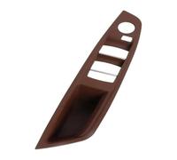 holohol Interior Door Panel Handle LHD RHD Interior Door Pull Handle Armrest Panel Trim Without Mirror Folding Button for F10 F11 5 Series(Lhd Red)