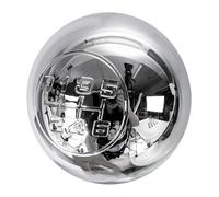 holohol Manual Gear Shift Knob for A&lfa for Romeo for Giulietta 2010-on 6 Speed Chrome Gear Shift Knob Cap Cover Shifter Lever Handball Case