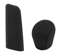 holohol Manual Gear Shift Knob Silicone Interior Car Gear Head Shift Knob Cover Non Slip Grip Handle Case Automobiles Collars(1)