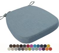 Holomaalahi foam pad 43x42x5cm Thick Foam Padding with Removable Cover and Secure Ties - Durable Seat Pad for Indoor/Outdoor Home, Patio