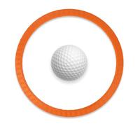 Holon Golf Lag Putting Ring - Lag Putting Practice Aid for Distance Control - Indoor Golf Putting Hole “ON” (Orange)